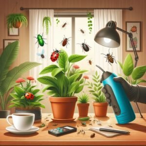 how to get rid of bugs on indoor plants naturally