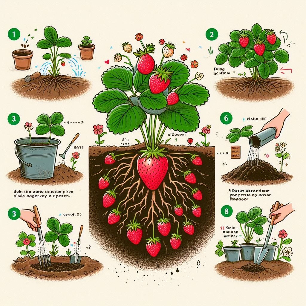 How to Plant a Strawberry