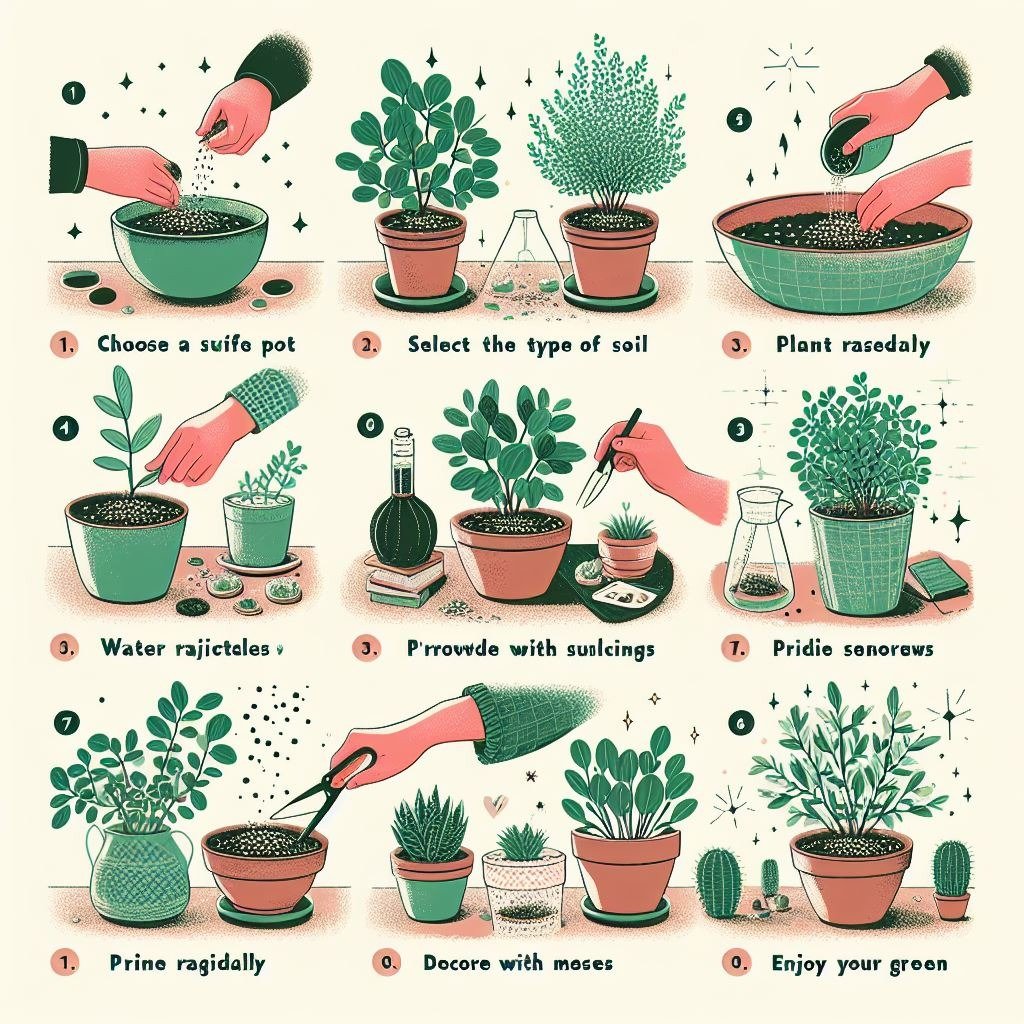 How to plant indoor plants