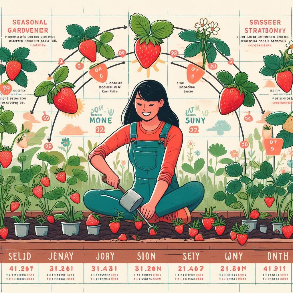 plant strawberries